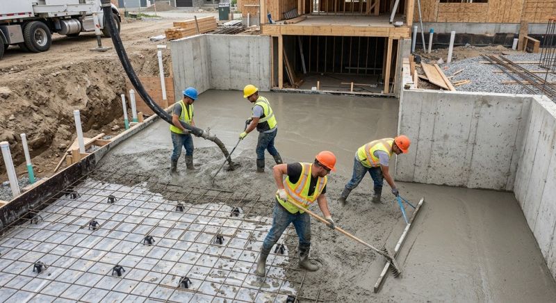 Basement Concrete Installation in Hartsville, TN