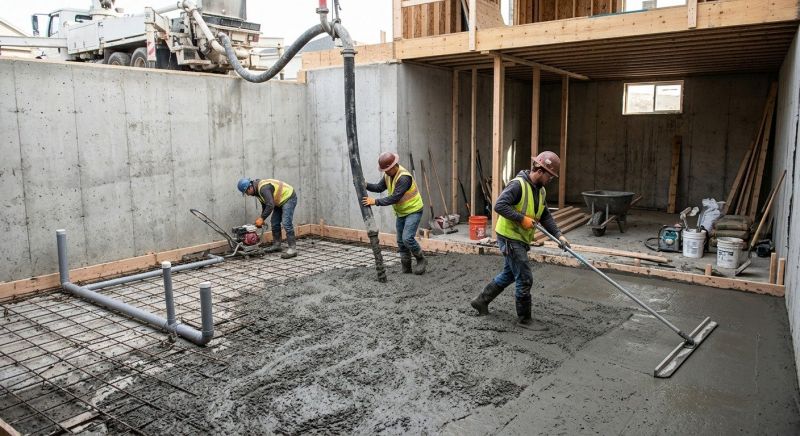 Basement Concrete Installation in Westmoreland, TN