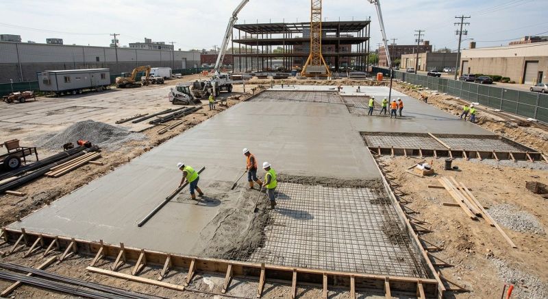 Commercial Slab Construction in Hartsville, TN