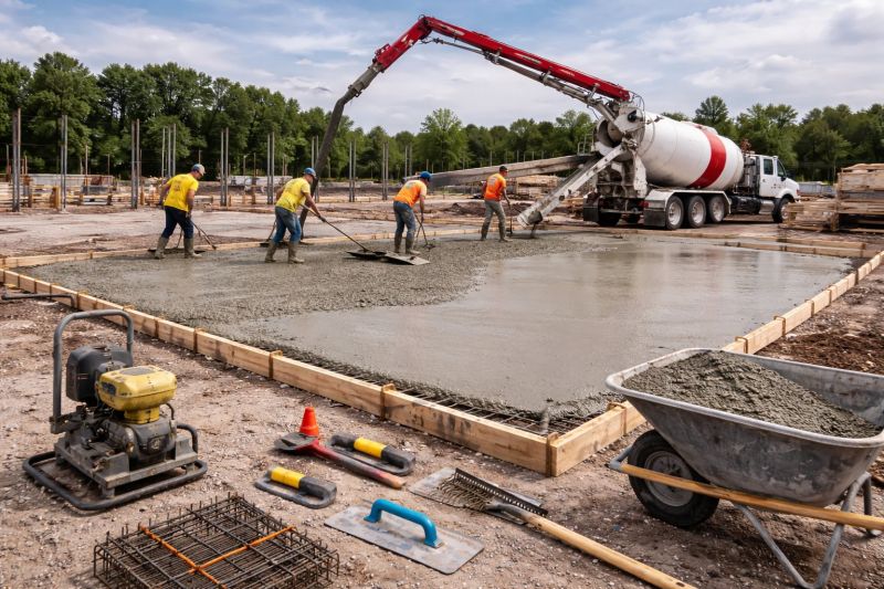 Commercial Slab Construction in Westmoreland, TN