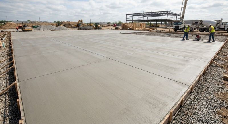 Commercial Slab Construction in White House, TN