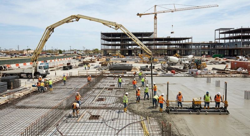 Commercial Slab Installation in Springfield, TN