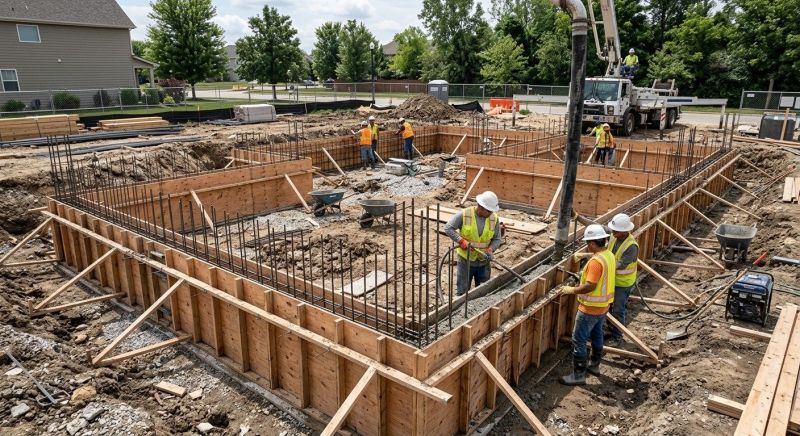 Foundation Construction in Trousdale County, TN