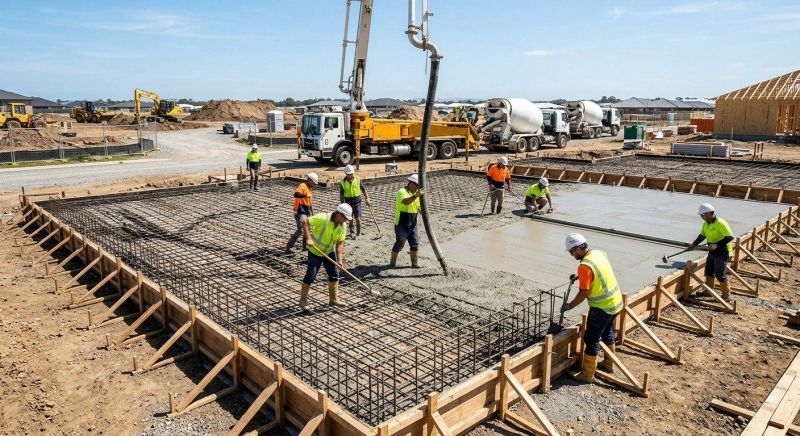 Foundation Slab Construction in Gallatin, TN
