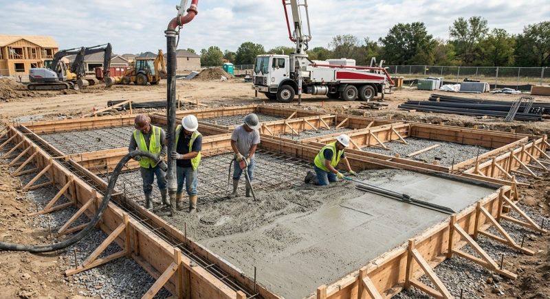 Foundation Wall Pouring in Gallatin, TN