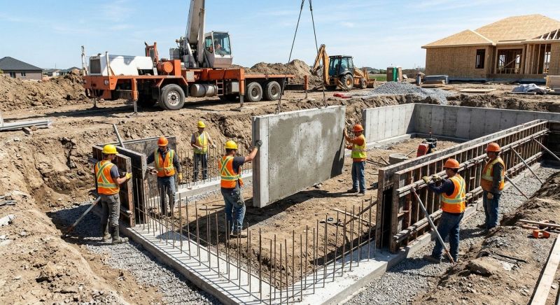 Foundation Wall Pouring in Westmoreland, TN