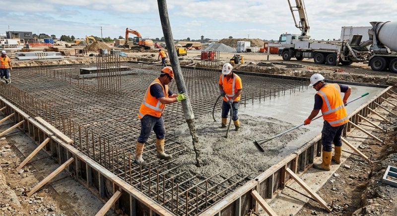 Foundation Wall Pouring in White House, TN