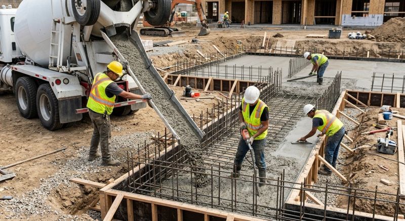 Foundation Pouring